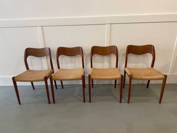 Moller 71 chairs design Niels O. Moller Denmark