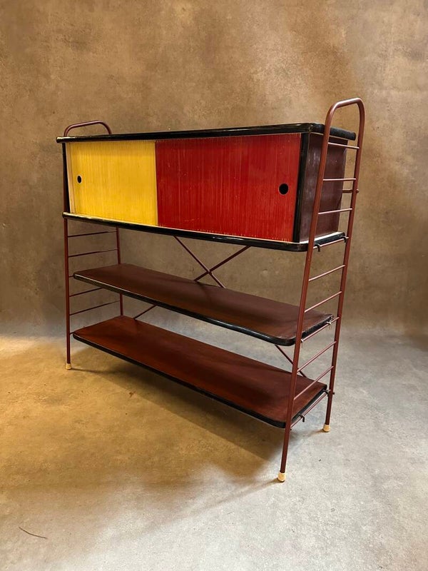 Fifties free standing shelving