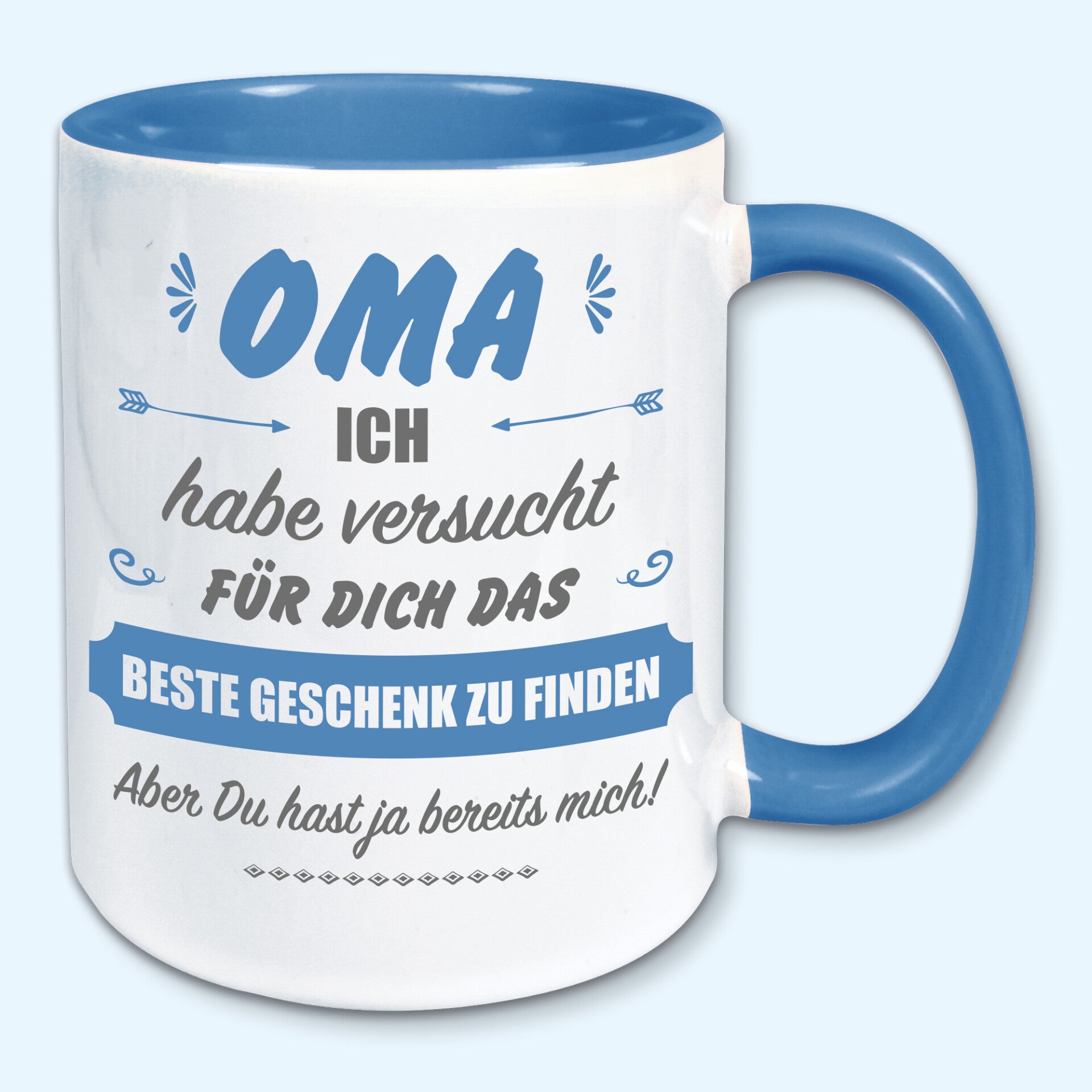 Tasse, Kaffeebecher, für Oma das beste Geschenk zu finden
