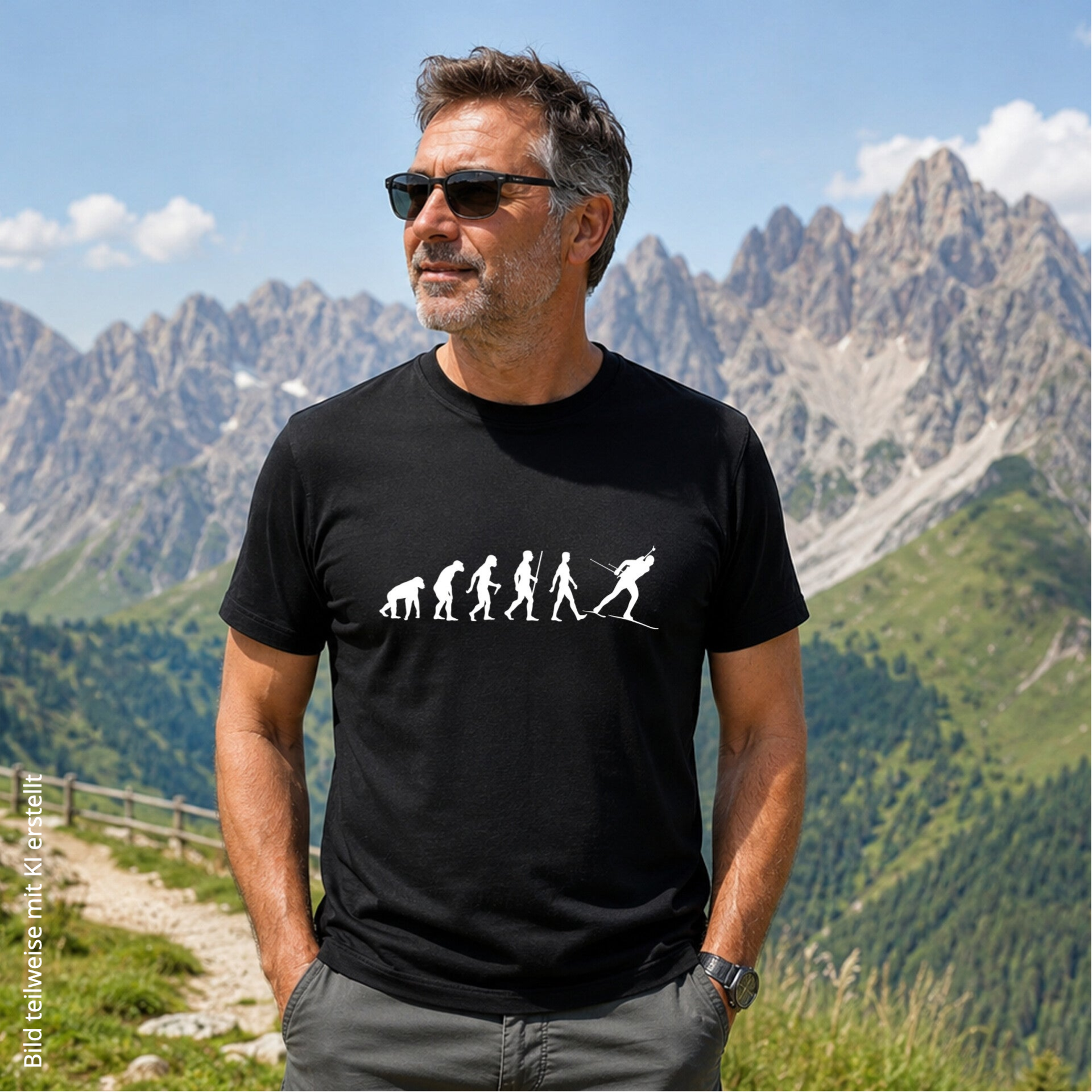 T-Shirt Evolution Biathlon