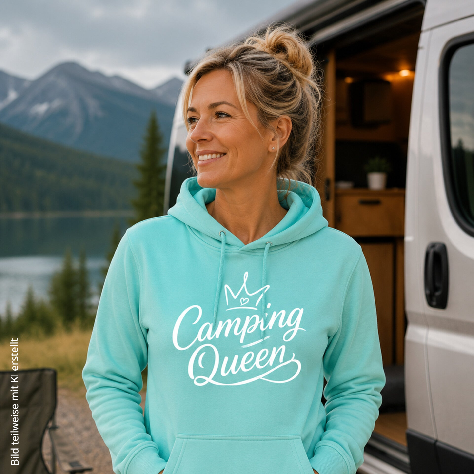 Unisex Camping Hoodies Camping Queen