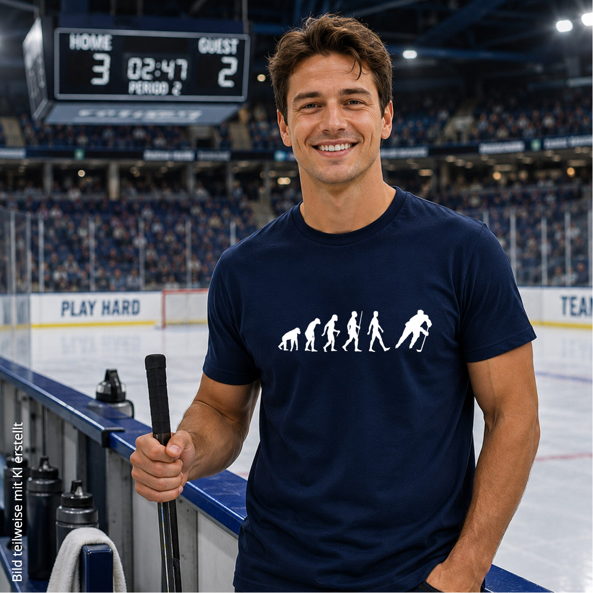 T-Shirt Evolution Eishockey