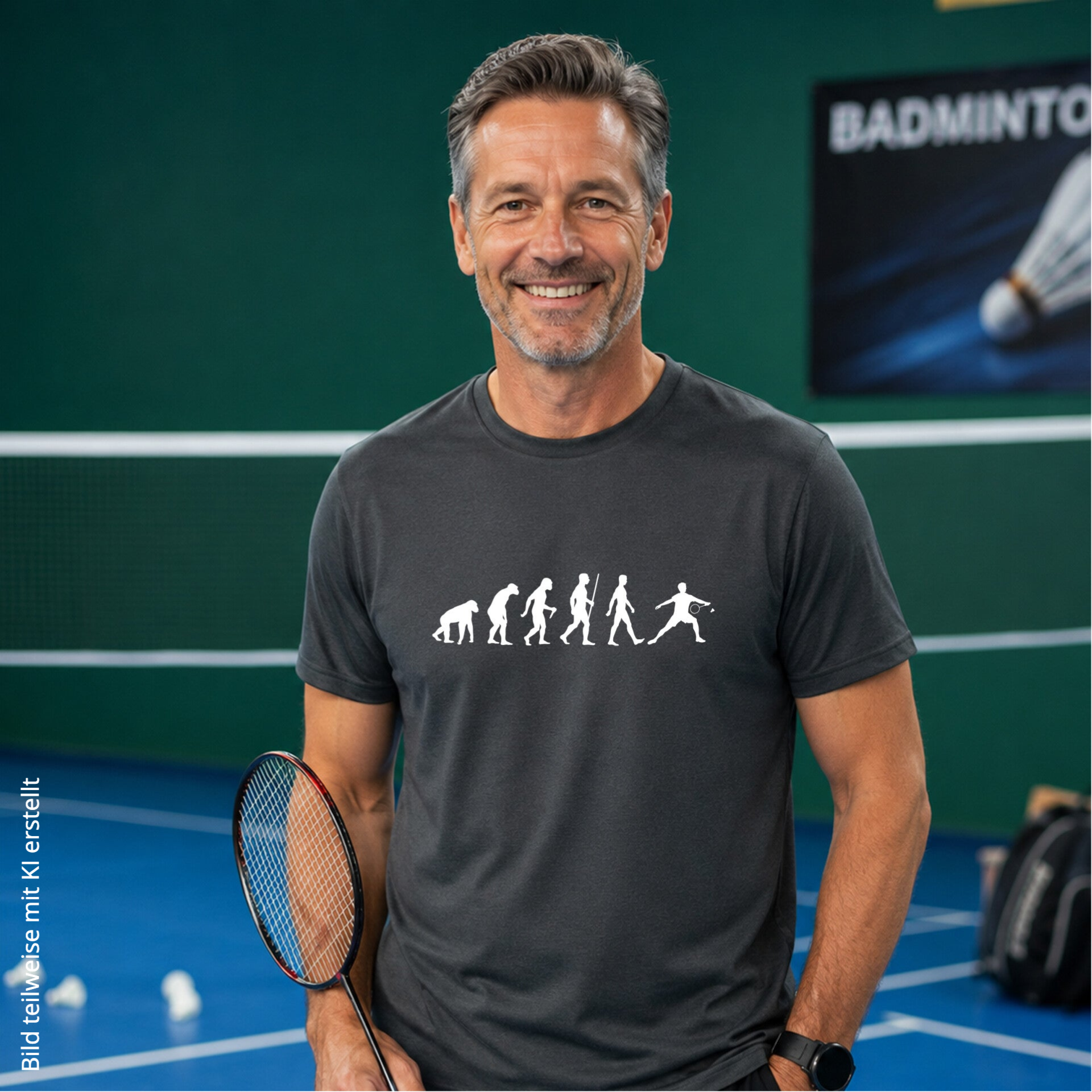 T-Shirt Evolution Badminton