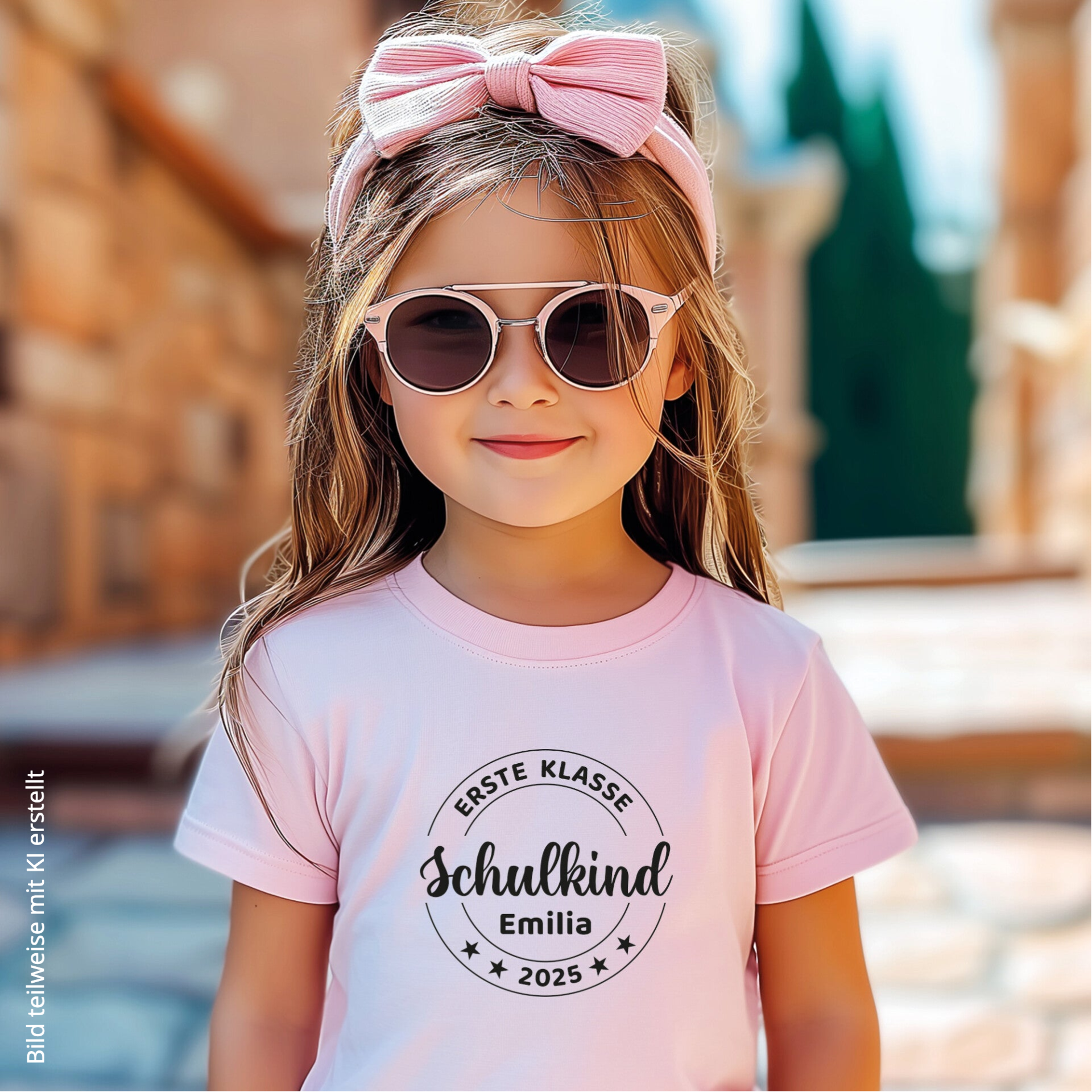T-Shirt zur Einschulung mit Wunschnamen personalisiert