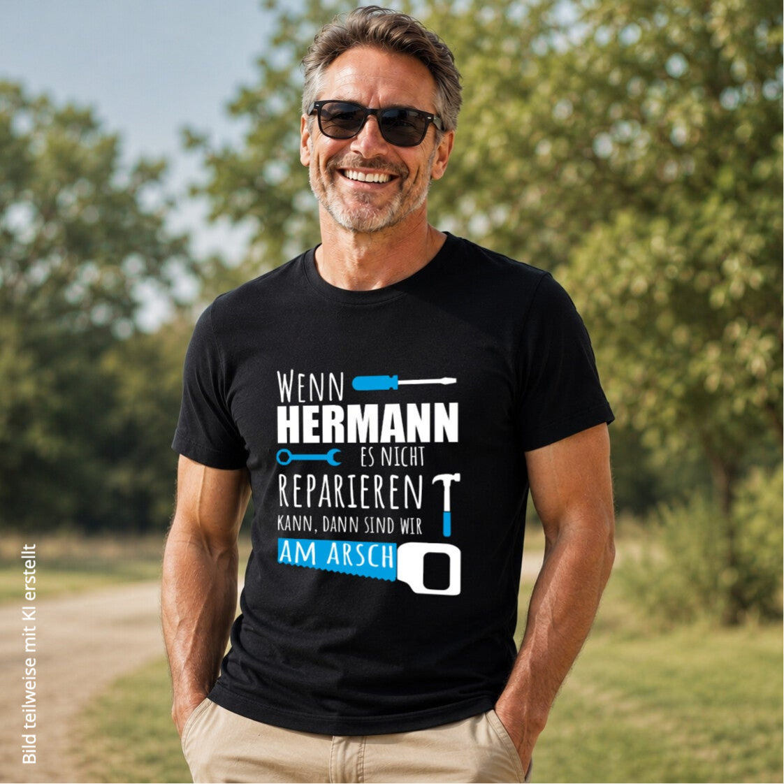 personalisiertes T-Shirt Wenn ... es nicht reparieren kann