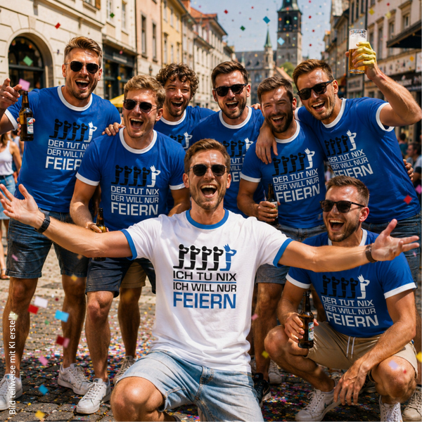 T-Shirt Trikot Retro-Shirt, JGA der tut nix, Junggesellenabschied