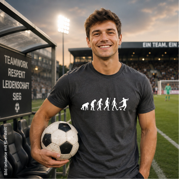 T-Shirt Evolution Fußball