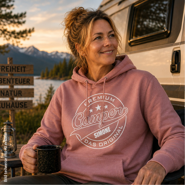 Unisex Camping Hoodies Premium Camper