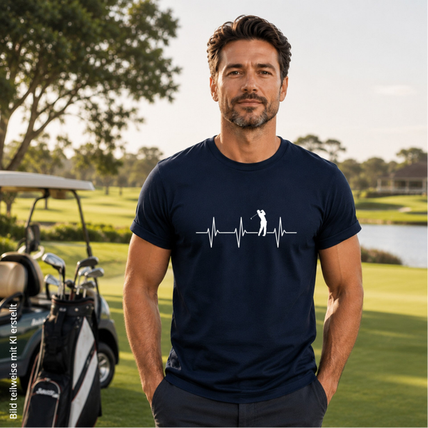 T-Shirt Herzschlag Golf