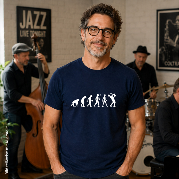 T-Shirt Evolution Saxophonist