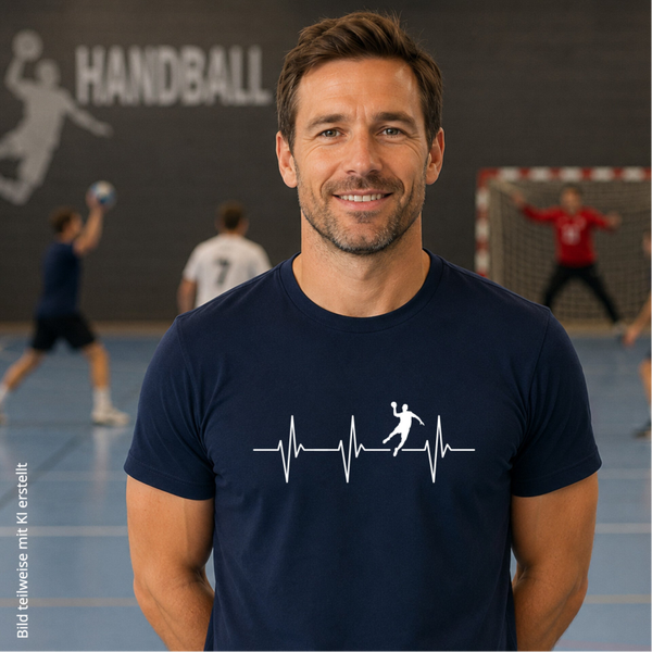 T-Shirt Herzschlag Handball