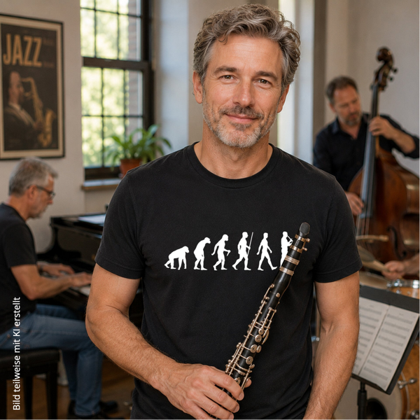 T-Shirt Evolution Klarinette