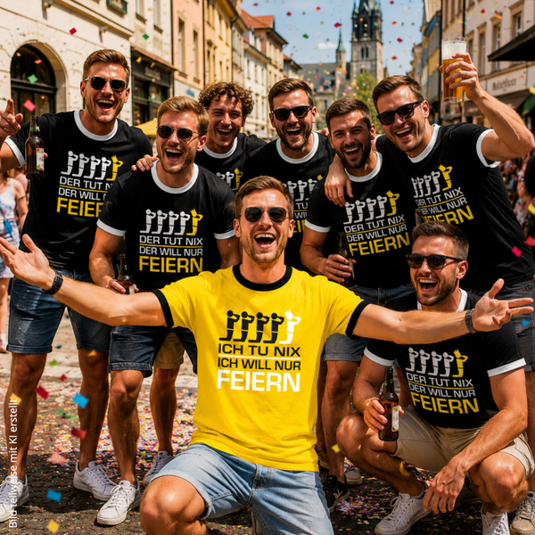 T-Shirt Trikot Retro-Shirt, JGA der tut nix, Junggesellenabschied