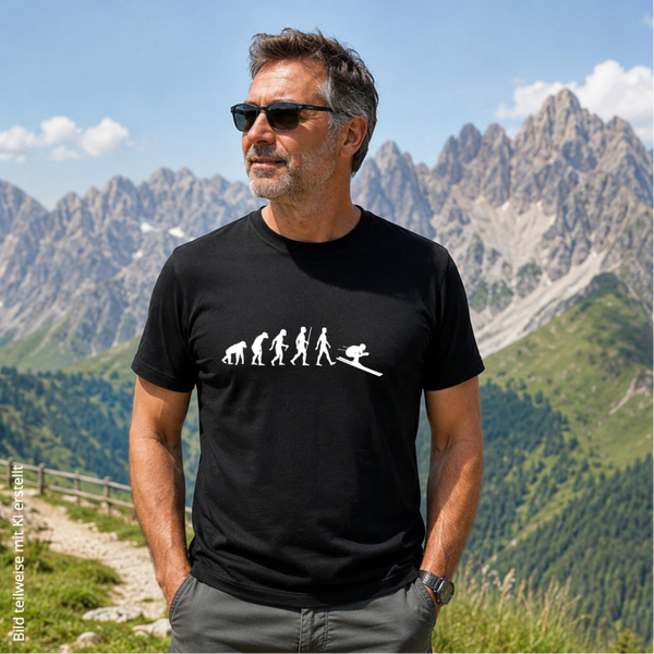 T-Shirt Evolution Ski Alpin