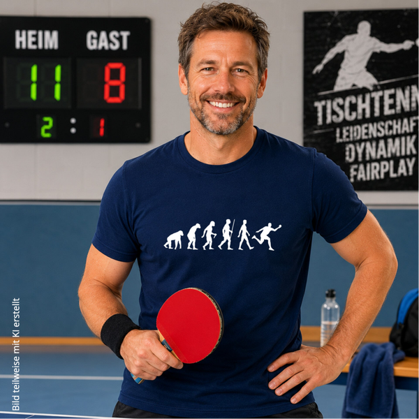 T-Shirt Evolution Tischtennis