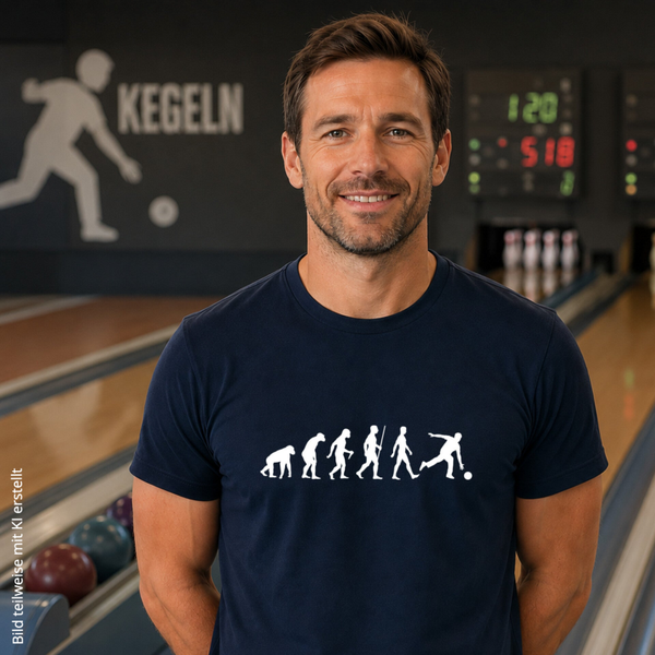 T-Shirt Evolution Kegeln, Bowling