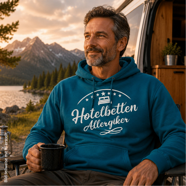 Unisex Camping Hoodies Hotelbetten Allergiker