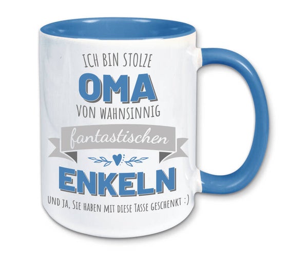 Tasse, Kaffeebecher, stolze Oma von fantastischen Enkeln