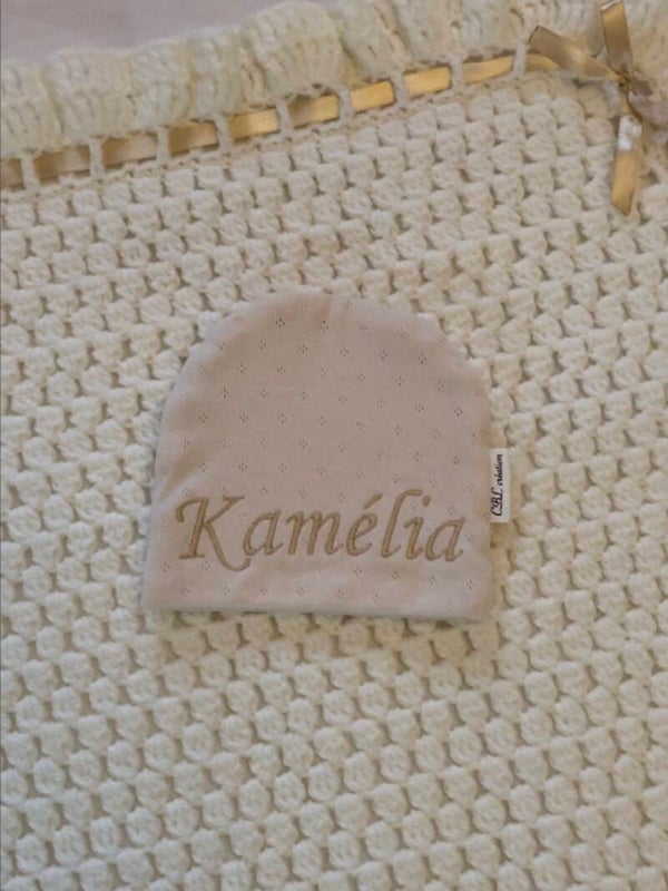 Bonnet de Naissance Jersey I Personnalisable