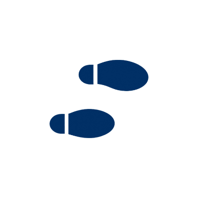 Fußspuren‑Icon 