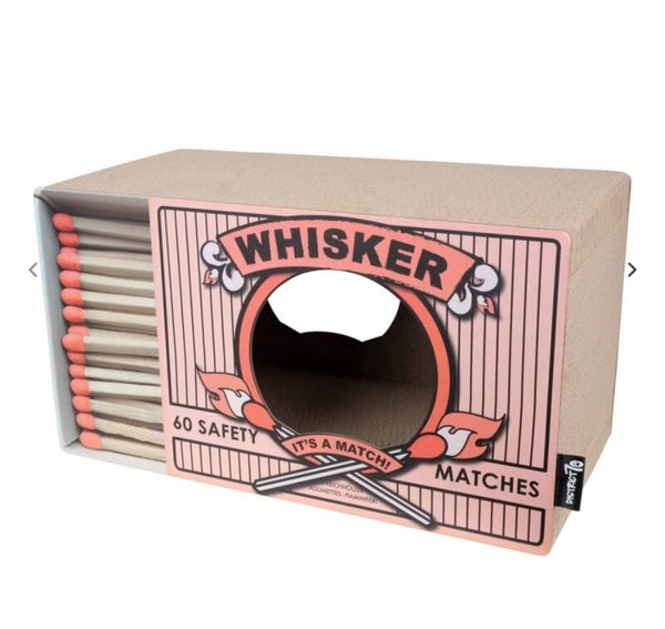 District 70 - WHISKER Kartonnen Krabmeubel - 55 x 29 x 30 cm - Wit, Zwart en Roze