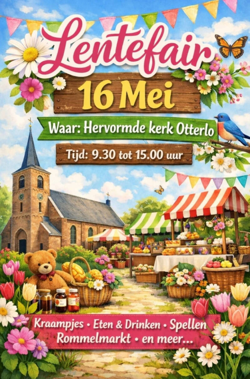 Lentefair georganiseerd door de Hervormde Gemeente Otterlo