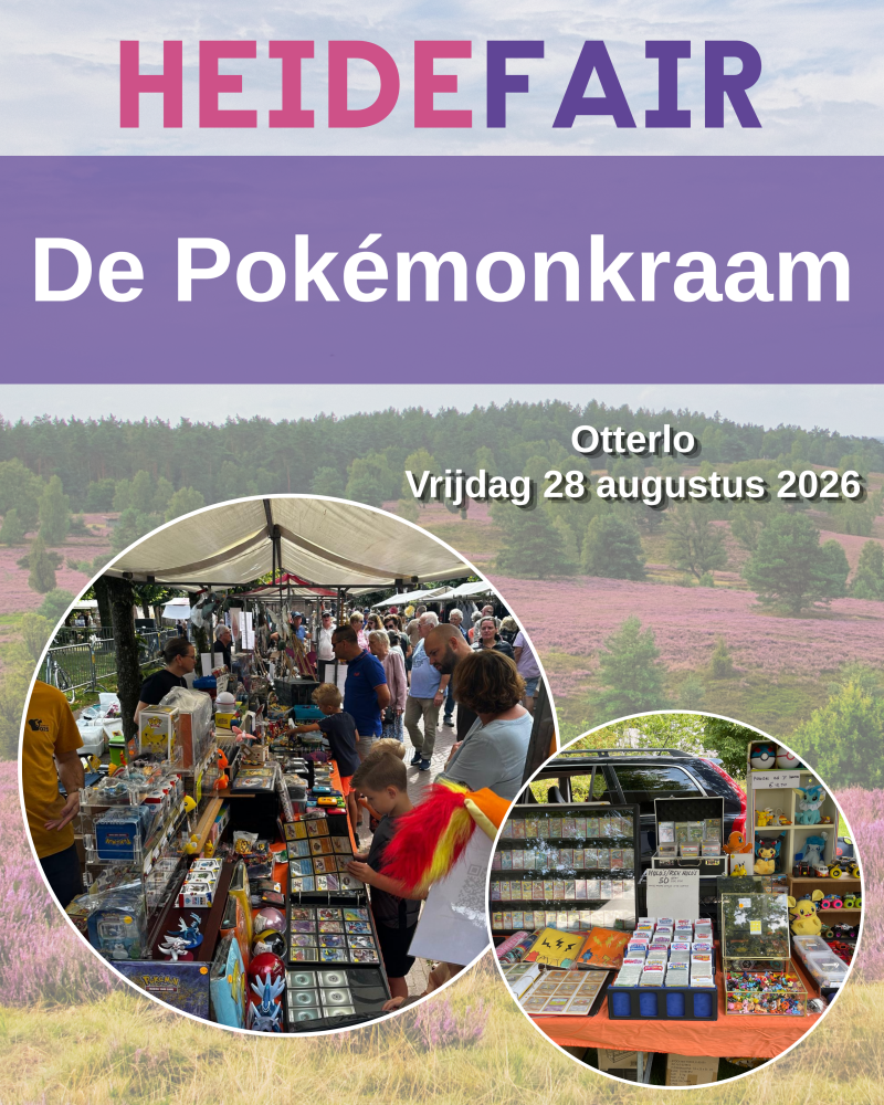 De Pokémonkraam Heidefair Otterlo