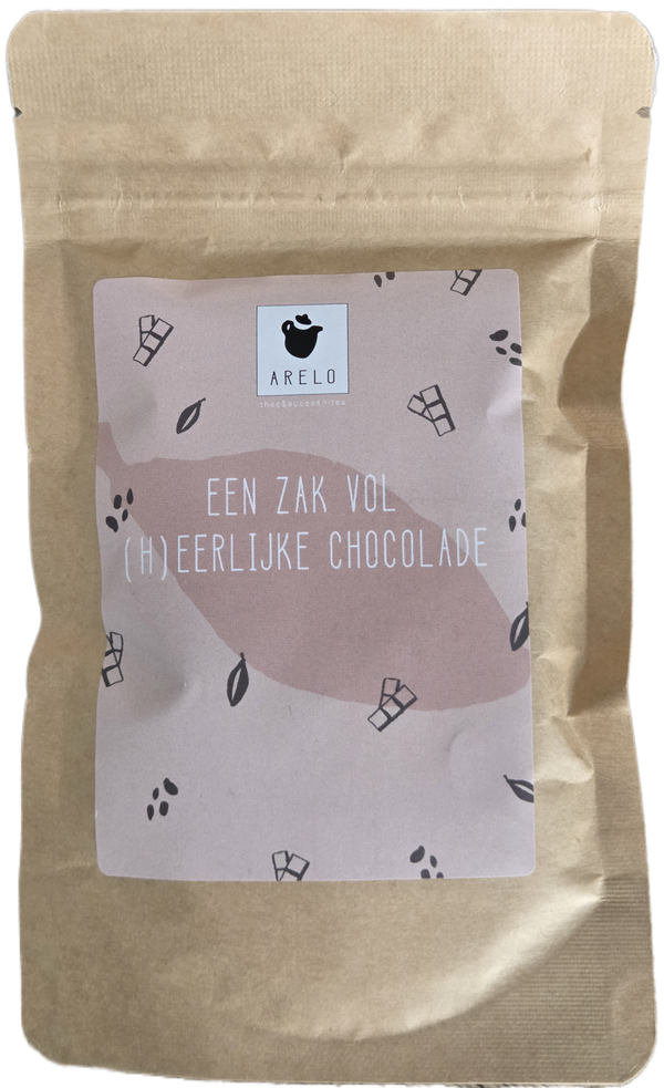zakje heerlijke chocolade Arelo