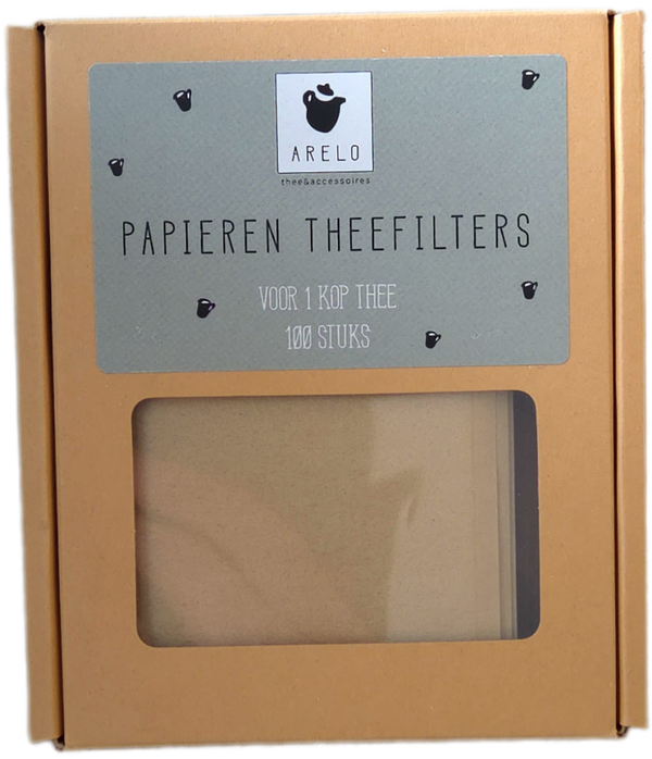 Papieren thee filters - Arelo - 100 st