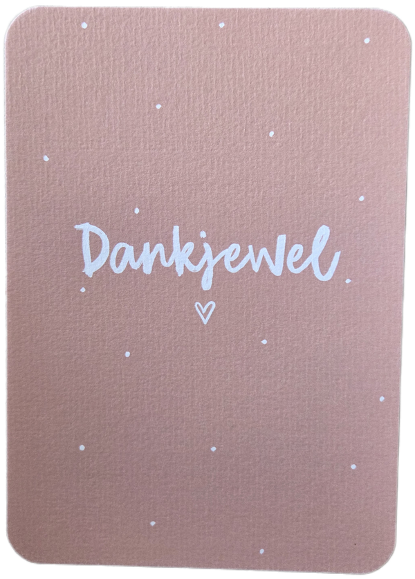 kaart - dank je wel