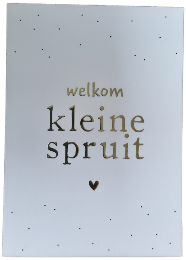 Kaart - welkom kleine spruit
