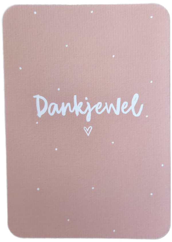 kaart - dank je wel