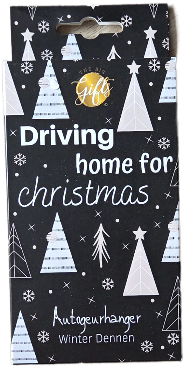 geurhanger auto - driving home for christmas -  the big gifts