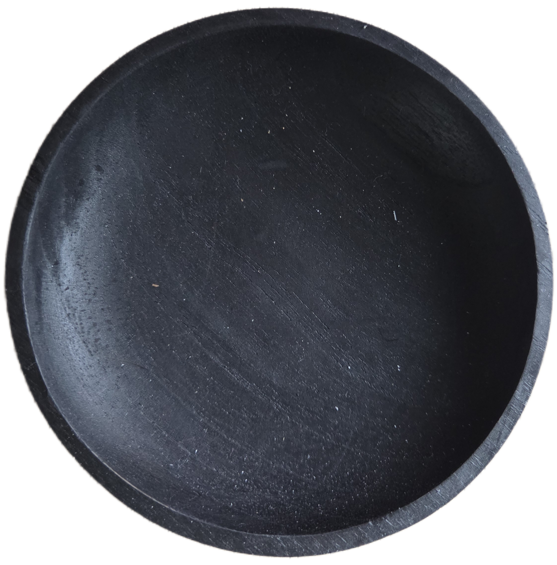 houten schaaltje - zwart hout