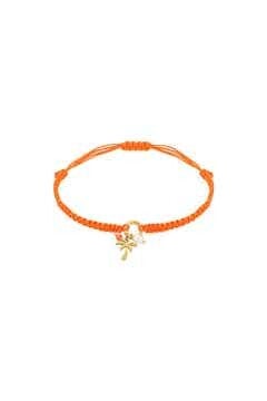 Armbandje palmboom - orange