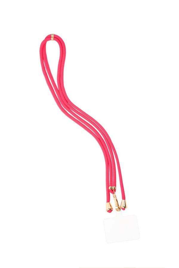 Telefoonkoord flow with it - roze goud kleur