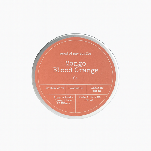 sojawas geurkaars - Mango & bloedsinaasappel