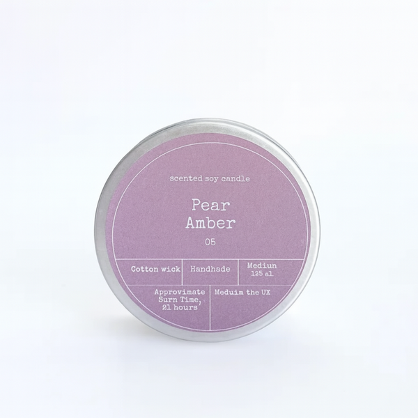 sojawas geurkaars - Amber & Peer