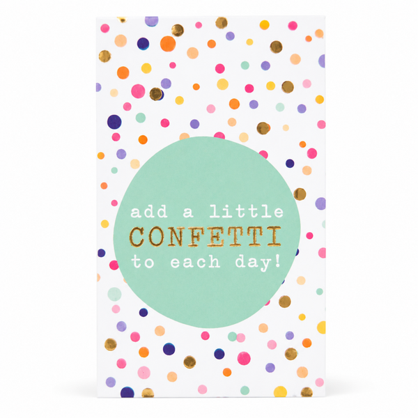 cadeau kaartjes - confetti