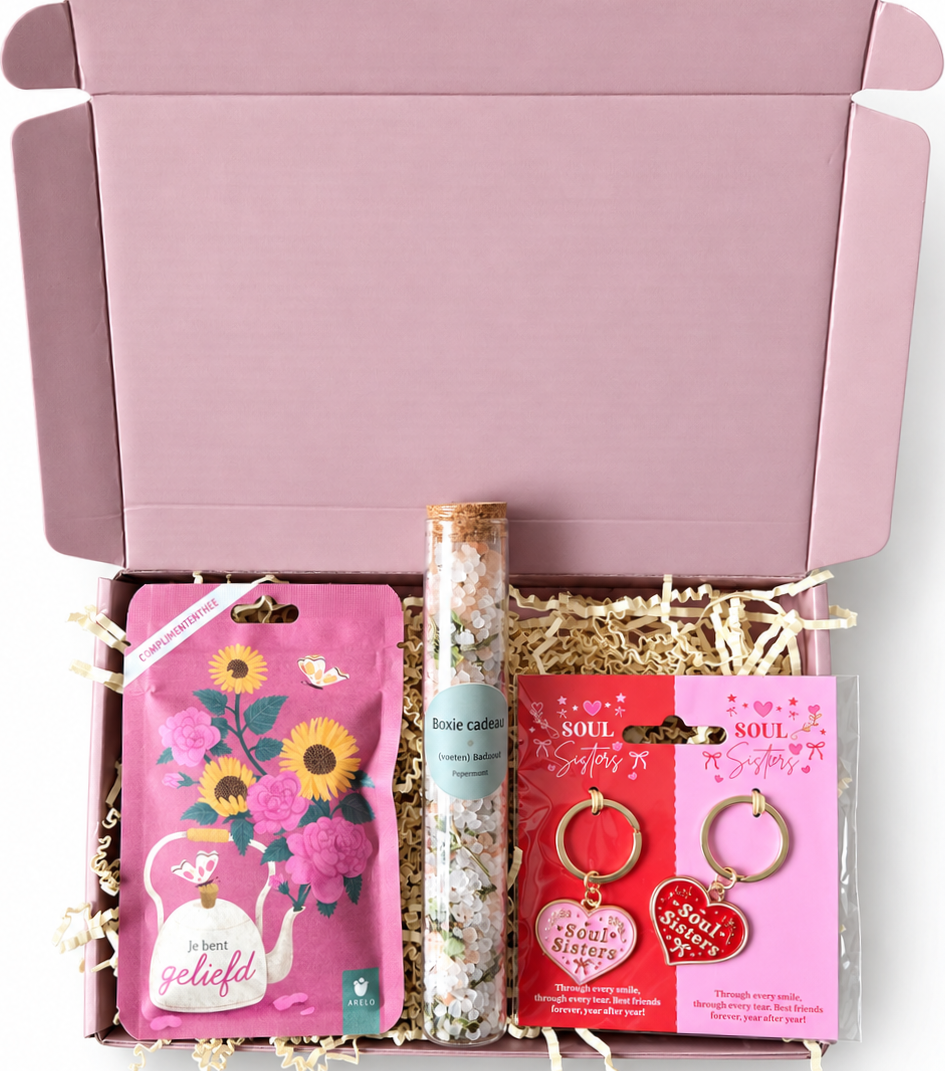 Soul sisters boxie – cadeau pakket voor je vriendin