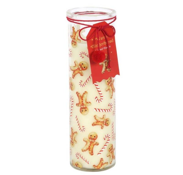 Winter Wonderland Candle with Tree Scene
