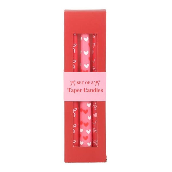 set of 3 taper candles