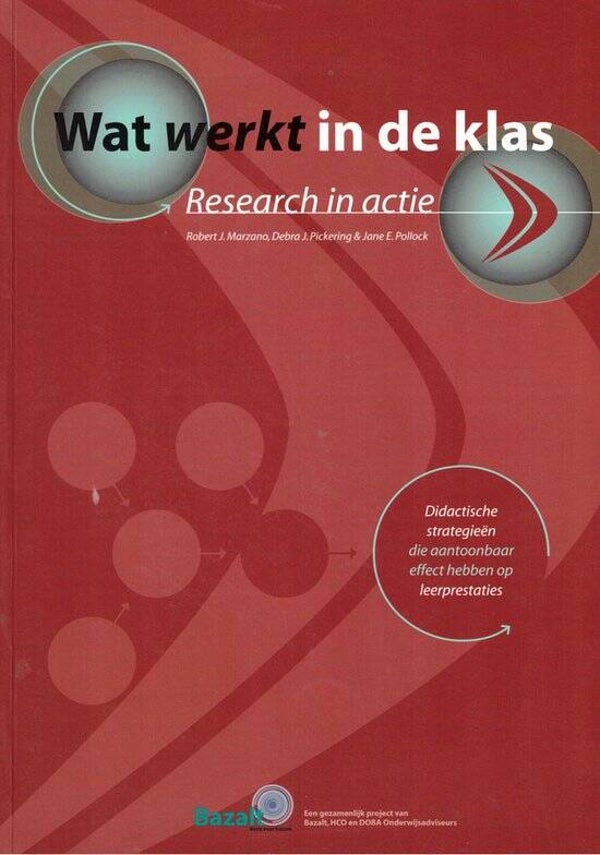 MAN - Wat werkt in de klas (Research in actie) - R.J. Marzano