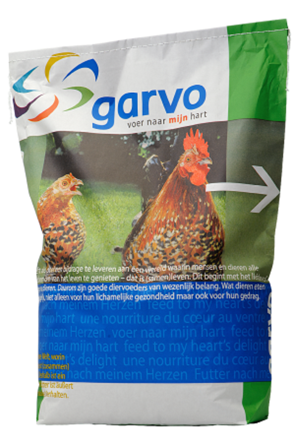 Garvo - 703 Ras kuikenkorrel witte veren - 20kg