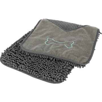 Trixie - Handdoek Microvezel met handbanden- 78x32cm