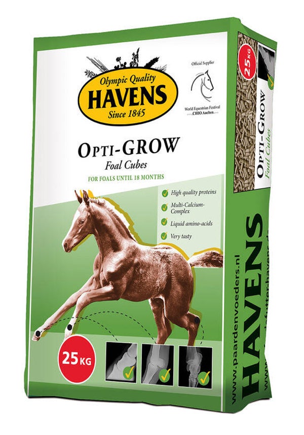 Havens - Opti-GROW veulenkorrel - 25kg