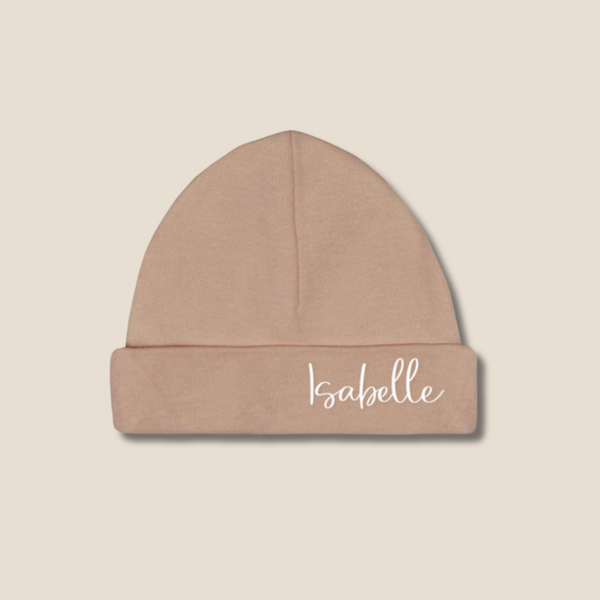babymuts met naam | roze