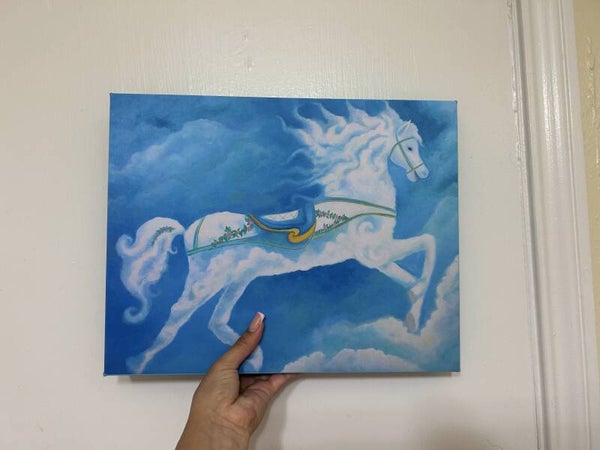 Canvas Print of "Ephemeral Equus" 11x14