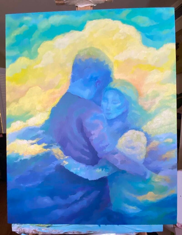 “Ephemeral” original painting 16x20 acrylic on canvas