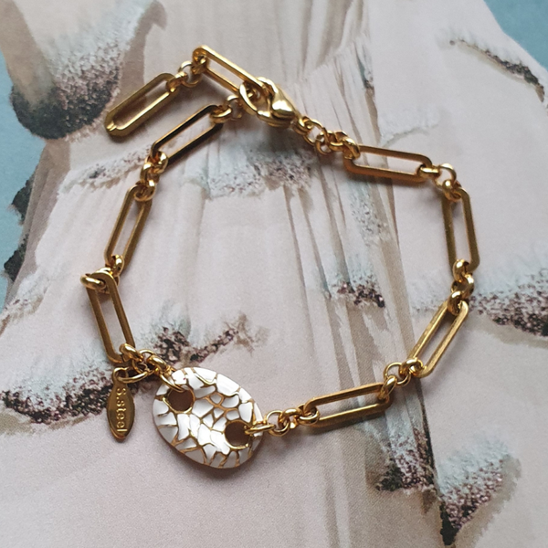Bracelet connected (wit)